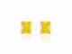 Stephen Silver sceglie diamanti fancy e zaffiri gialli per i suoi i tesori autunnali Orecchini con diamante fancy intense yellow, taglio radiant, da 2,17 carati