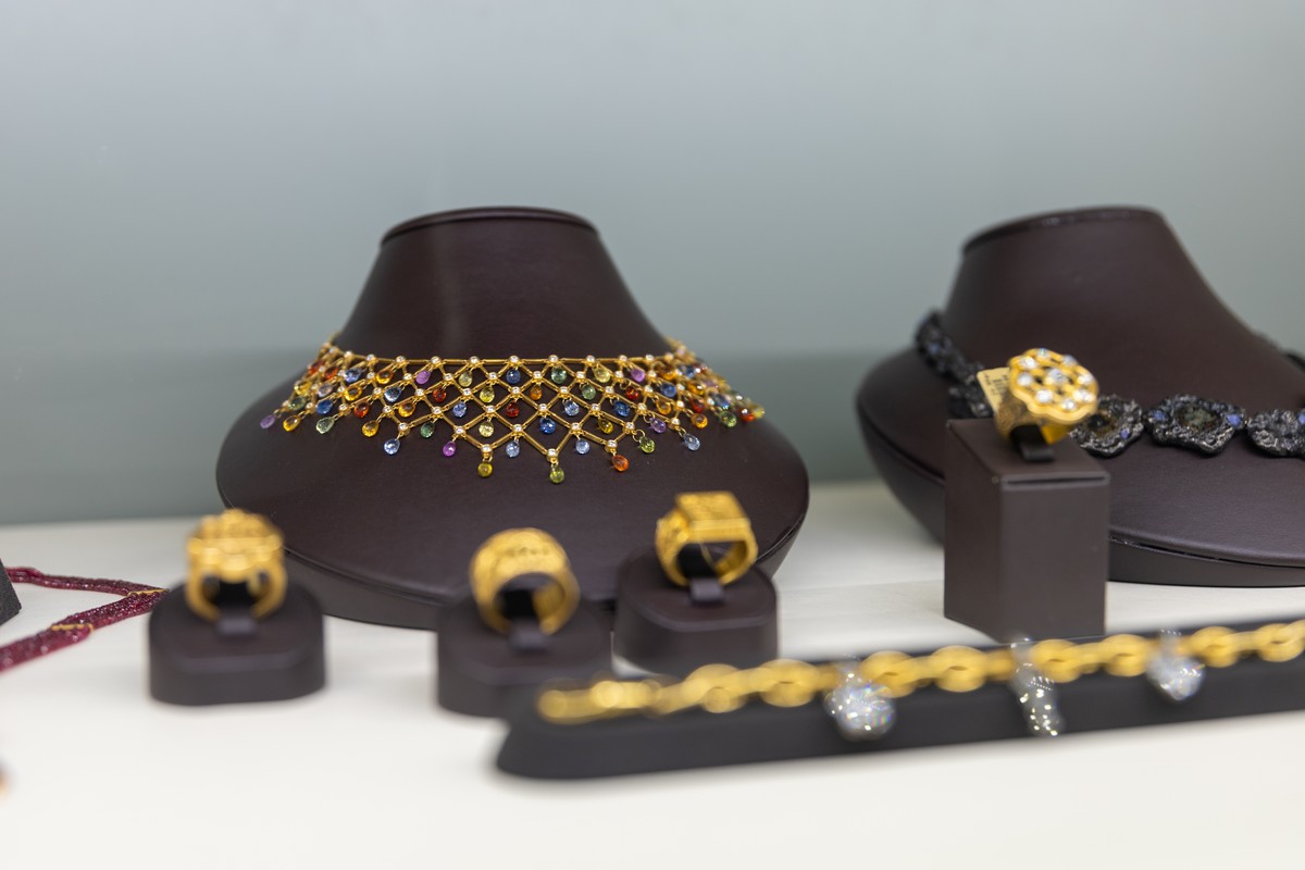 Gioielli in esposizione