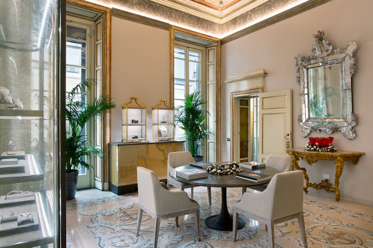 Uno dei saloni del Piano Nobile
