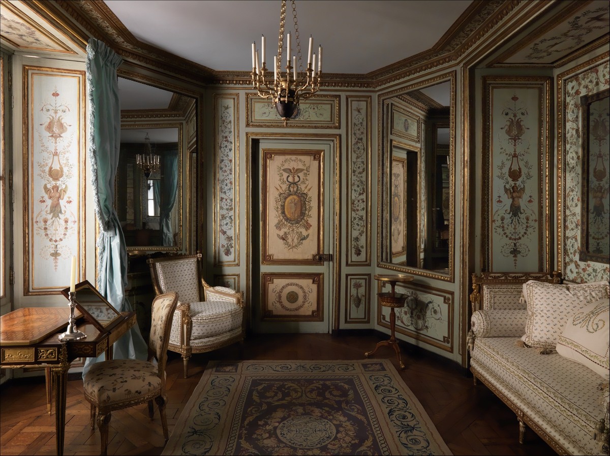 Boudoir di fine ‘700 dell’Hotel de Crillon a Parigi