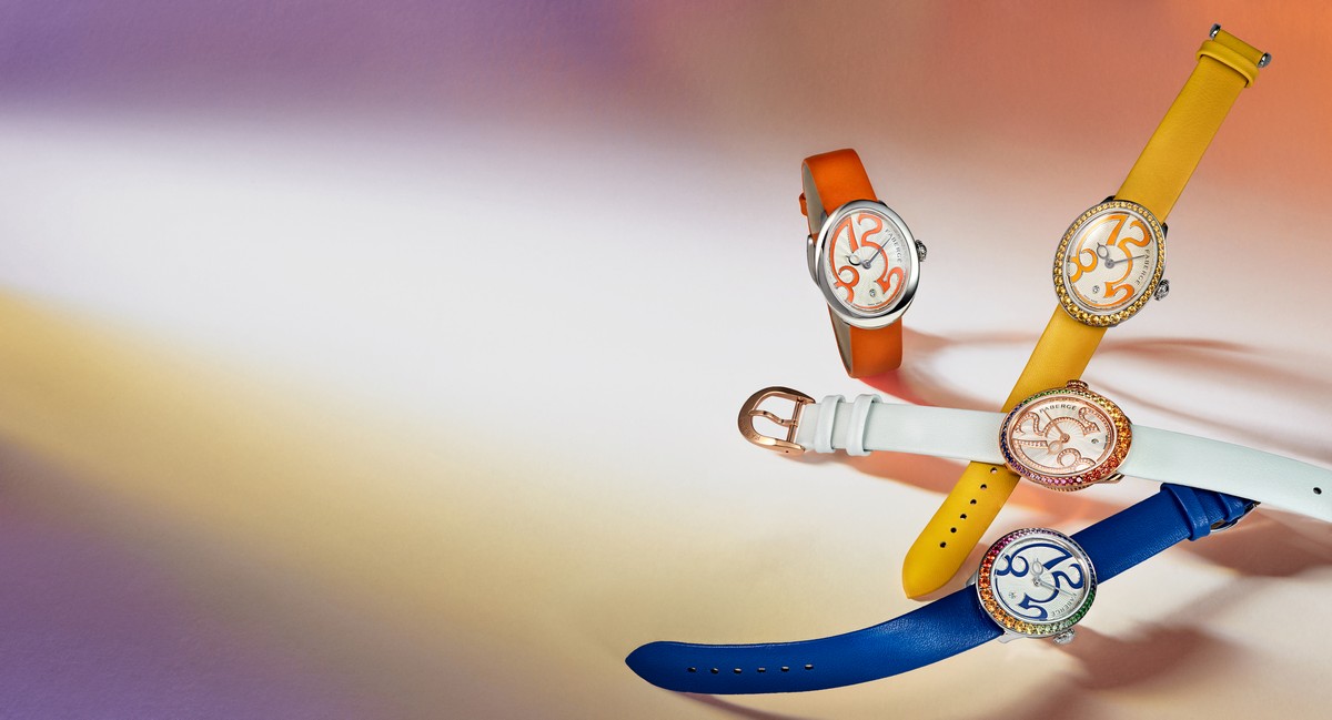 Gli orologi Fabergé della collezione Colours of Love Eggsistence