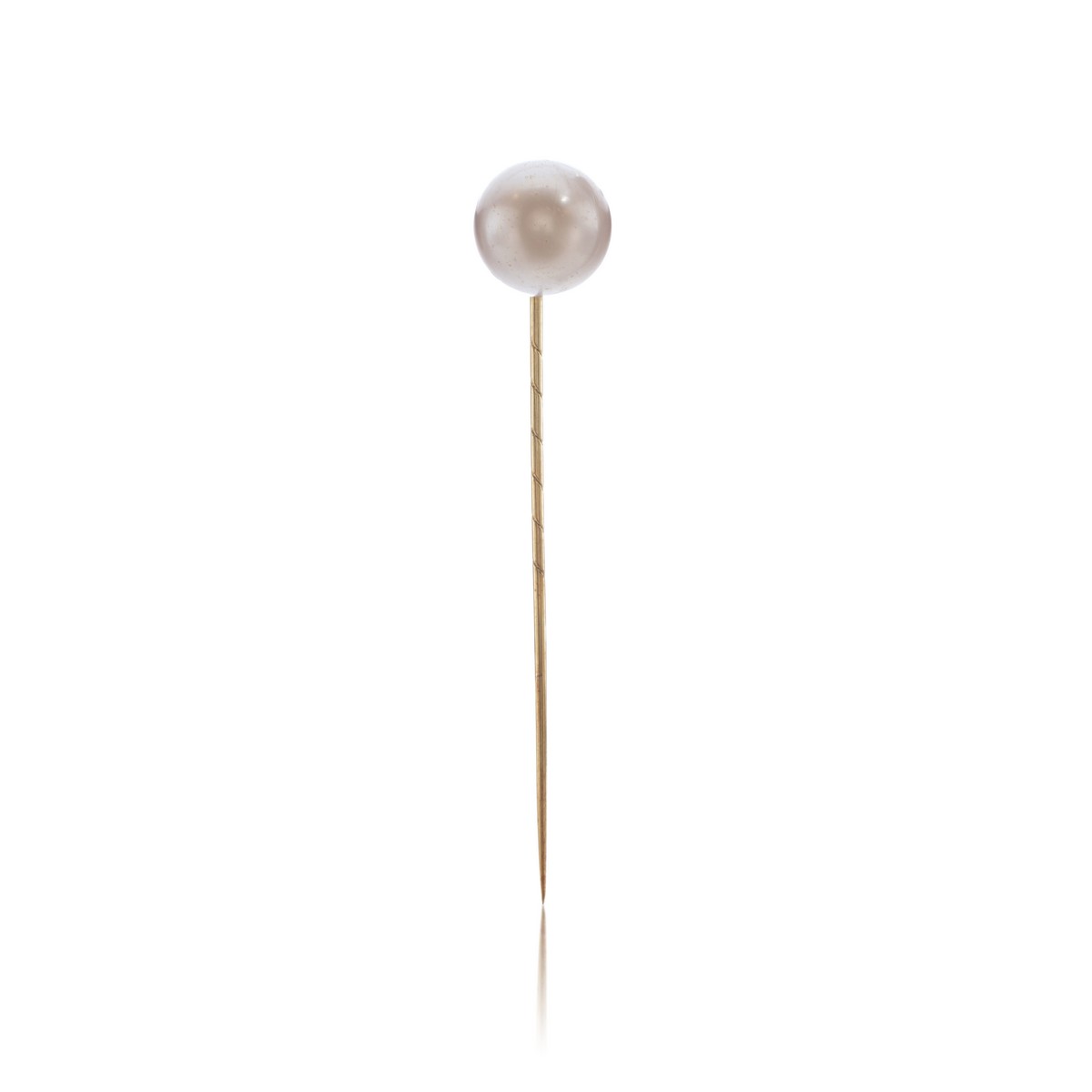 Fermacravatta con perla naturale
