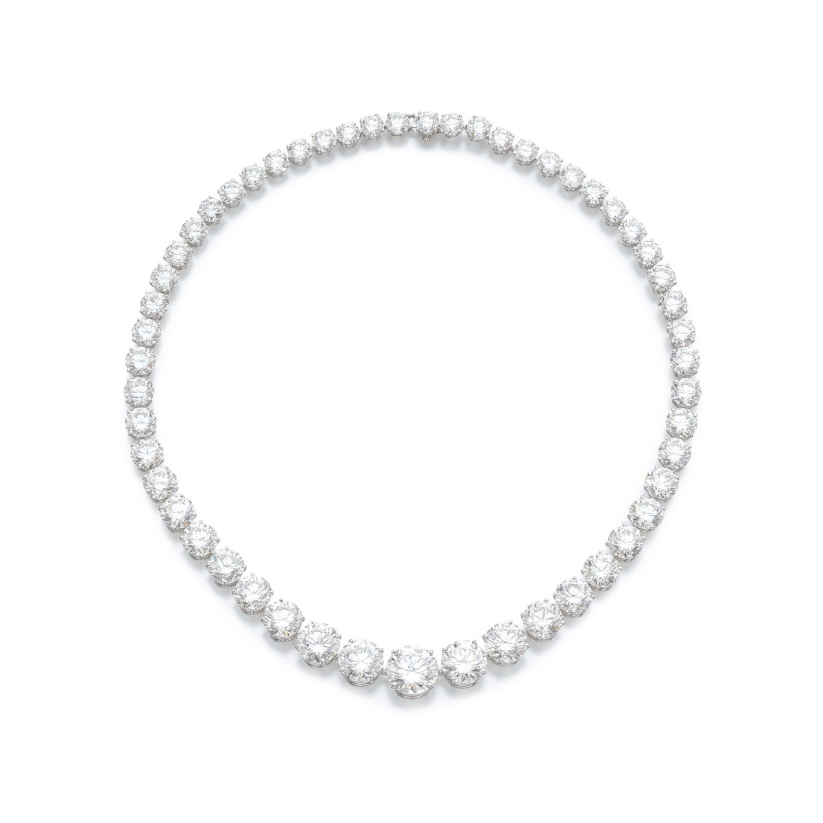 Collana rivière di diamanti