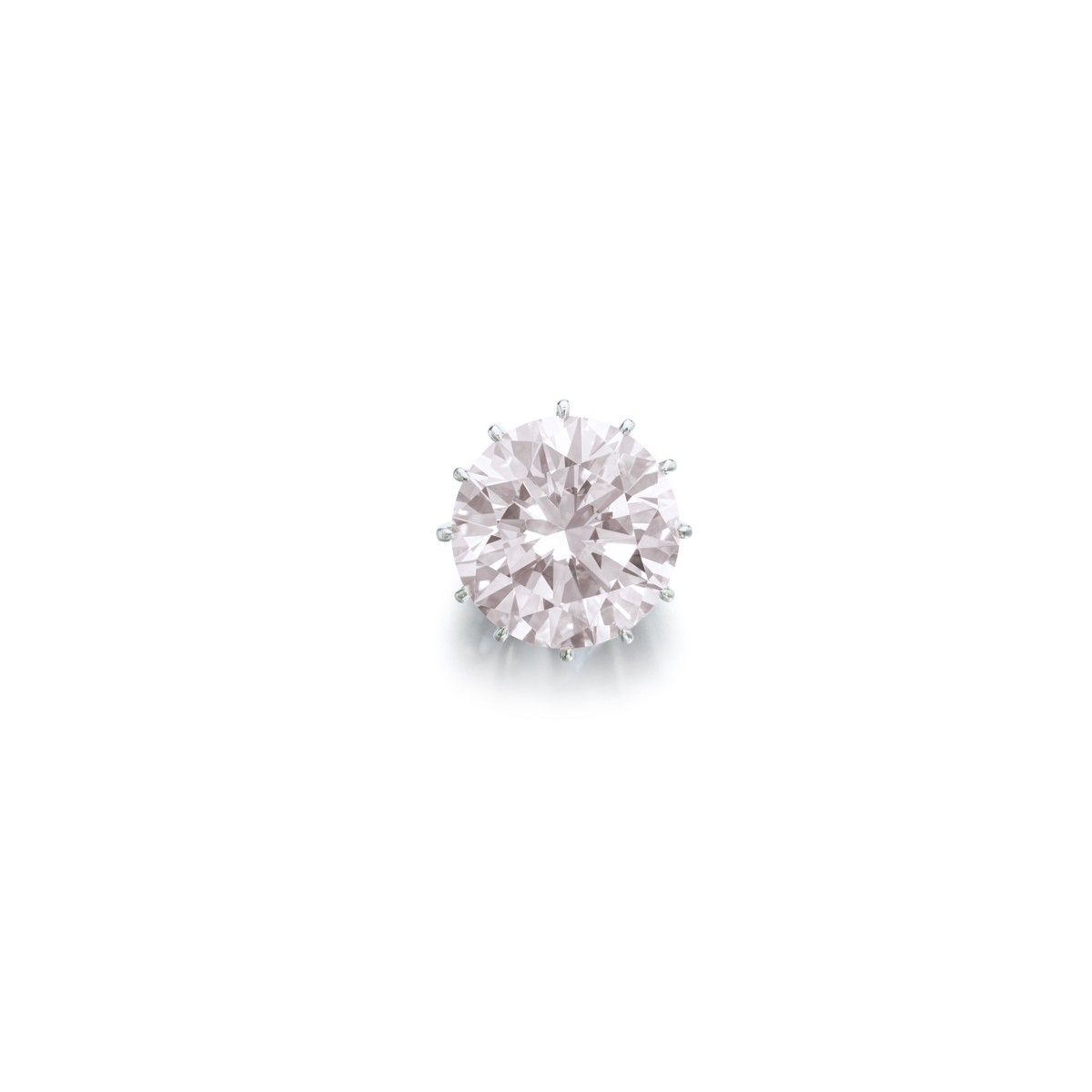 Pendente con diamante rosa