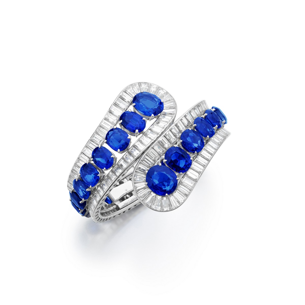 Bracciale Van Cleef & Arples in diamanti e zaffiri, del 1950
