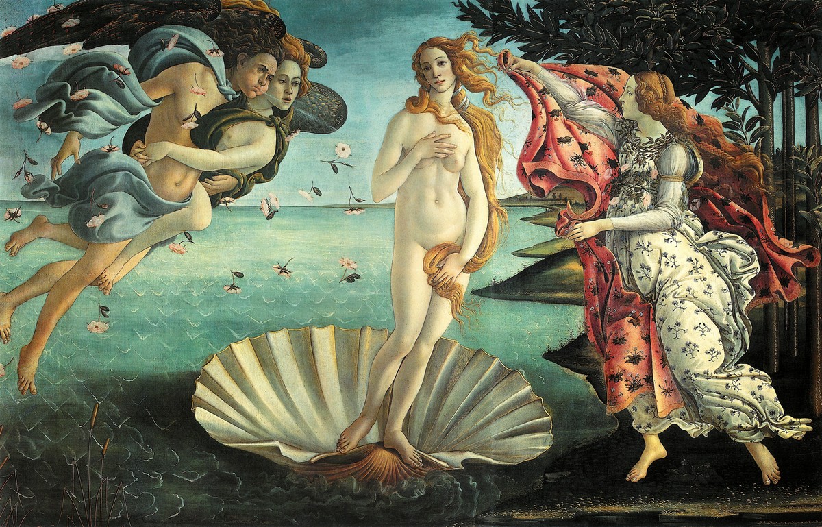 La nascita di Venere, di Sandro Botticelli