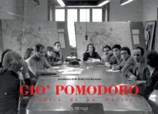 “Gio’ Pomodoro, l’eredità di un maestro”: la presentazione del volume al museo MAR di Ravenna Copertina del libro su Gio’ Pomodoro