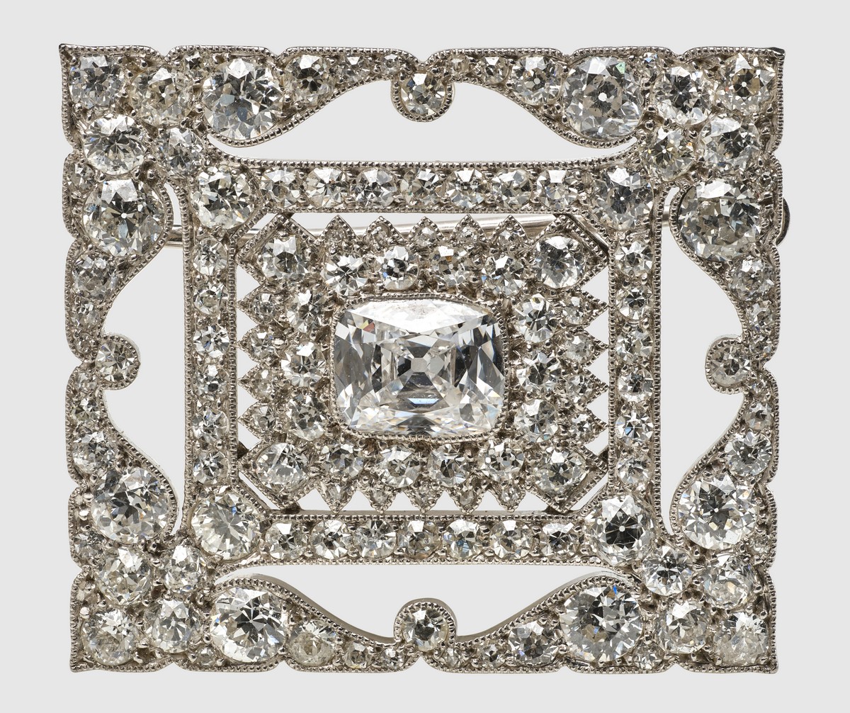 Spilla in diamanti Cartier Paris del 1910