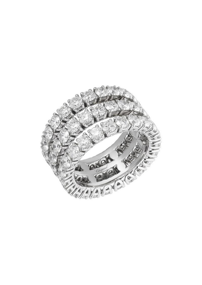 Anello in oro bianco della collezione “L’Heure du Diamant”