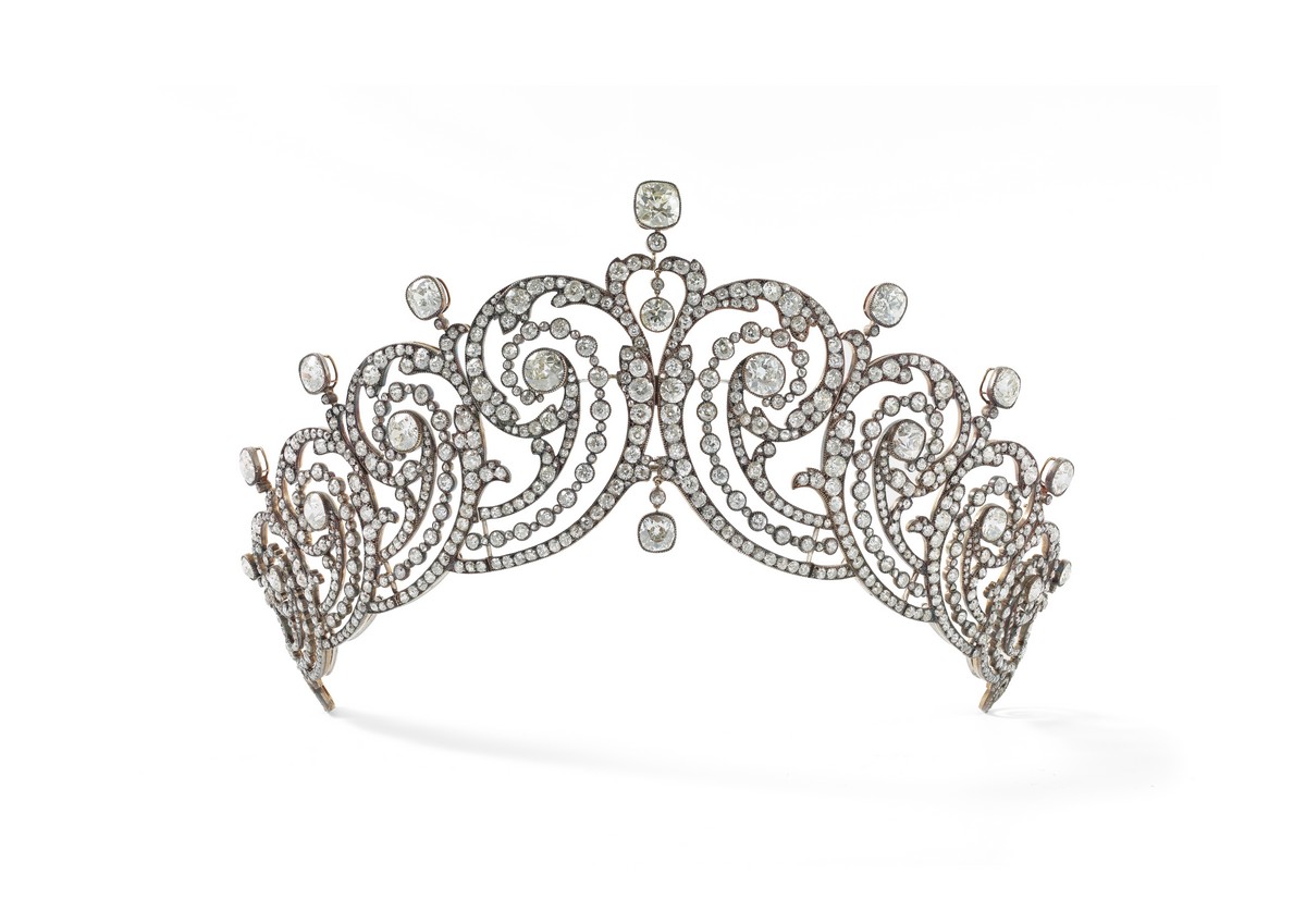 Tiara Cartier Paris del 1902 in diamanti, oro e argento