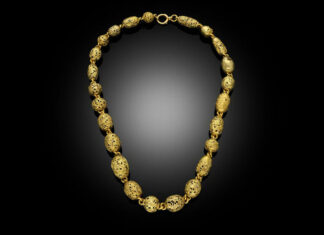 Alla scoperta di un’antica collana giapponese di perline Ojime, simbolo della raffinatezza e dell’arte dell’epoca Edo Collana giapponese in perline Ojime