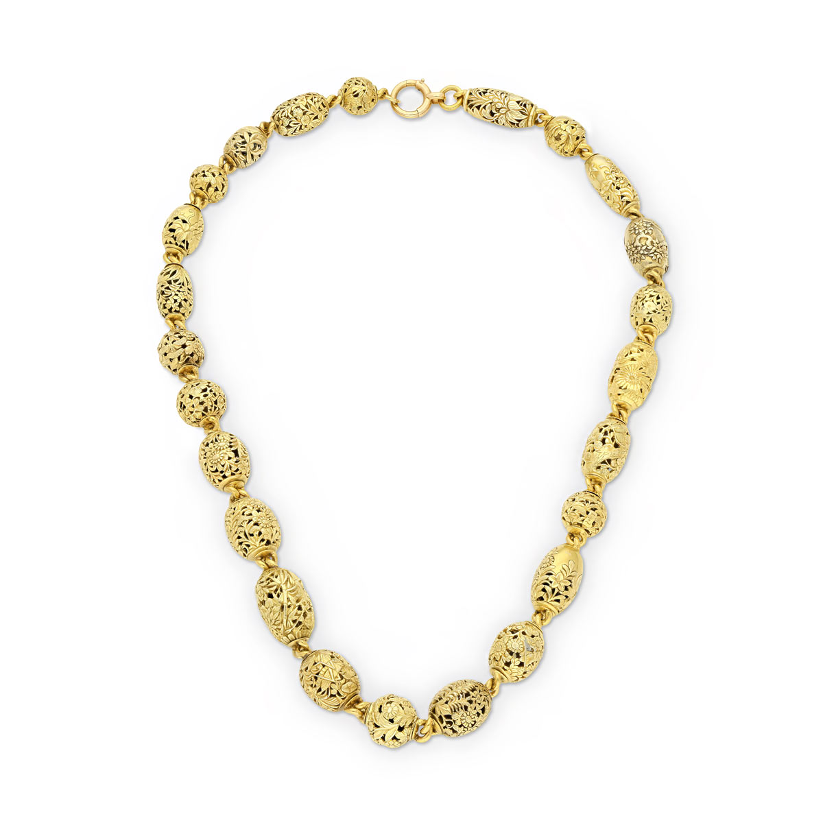 Collana giapponese in perline Ojime