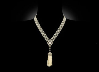 Spazio ai ruggenti anni Venti del Novecento: la collana Marsh & Co. in perle naturali e diamanti selezionata da Hancocks London La collana in perle naturali e diamanti di Marsh & Co. selezionata come gioiello del mese da Hancocks London