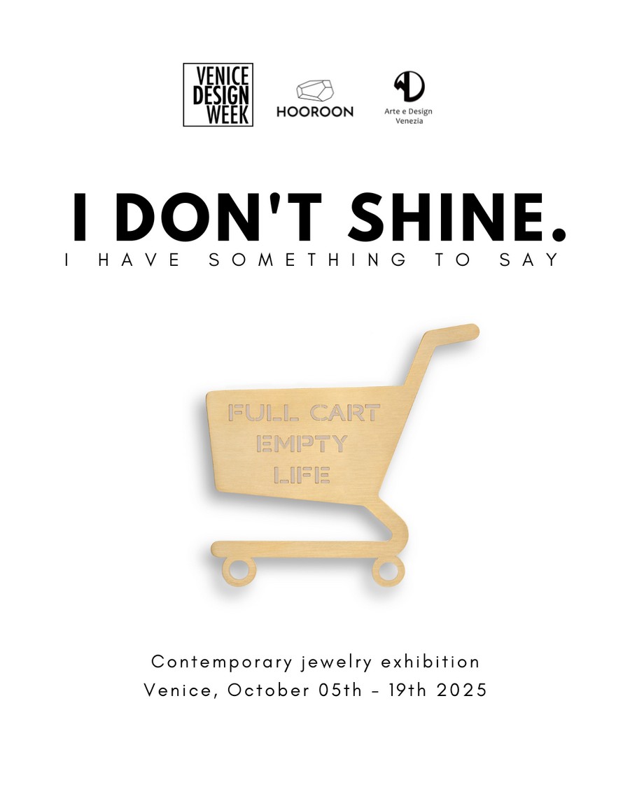 Locandina della mostra “I DON’T SHINE, I have something to say”