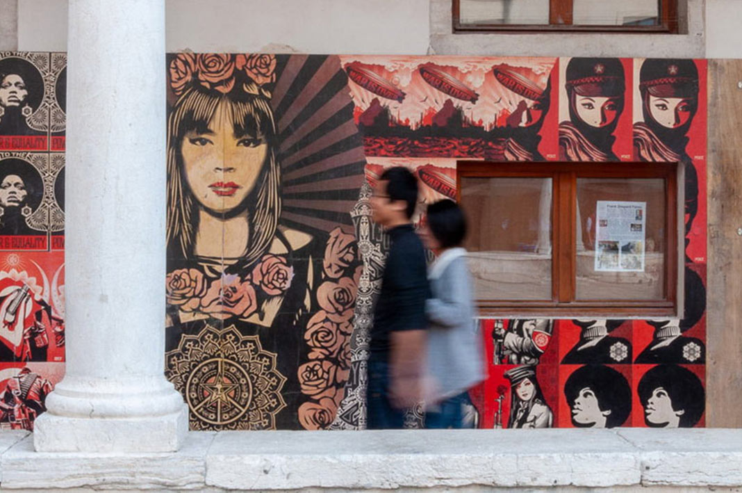 abavenezia_4-HOME Accademia delle Belle Arti di Venezia, Murales dell’artista urbano Shepard Fairey, aprile 2022