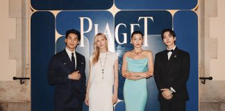 Il tempo secondo Piaget: tra swinging sautoir e orologi da collezione alla cena di gala 2025 I Global Ambassador di Piaget: Apo Nattawin, Ella Richards, Gianna Jun e Lee Junho