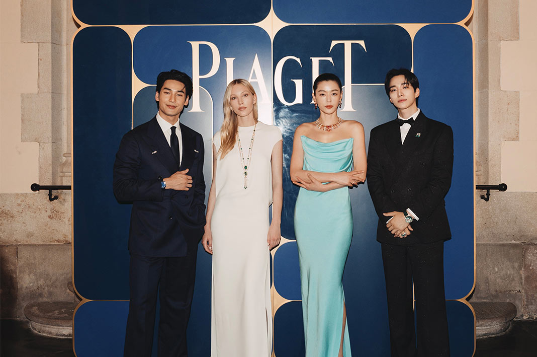 GROUP-PICTURE_GALA-DINNER_BARCELONA-25_HOME I Global Ambassador di Piaget: Apo Nattawin, Ella Richards, Gianna Jun e Lee Junho