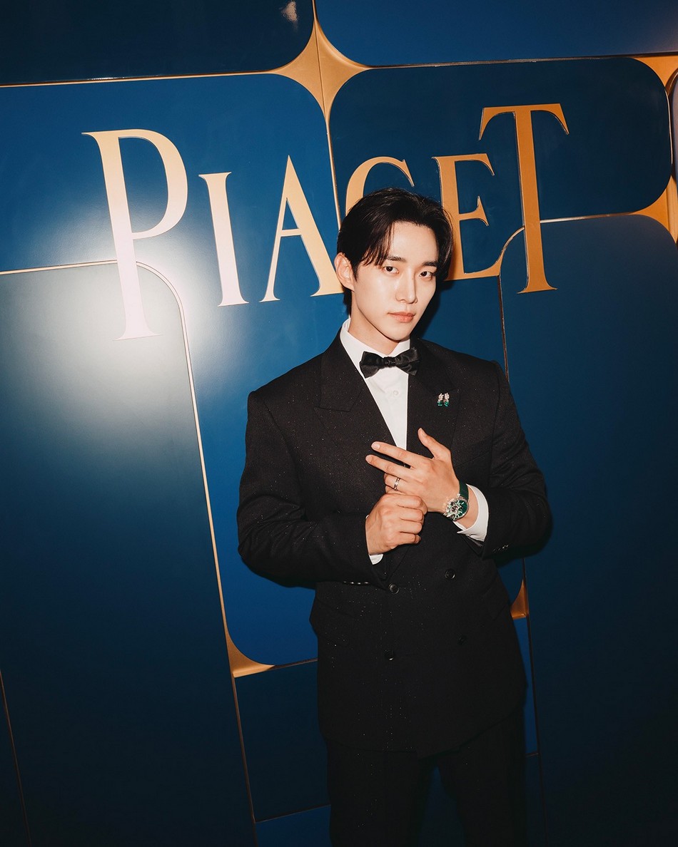 Lee Junho al servizio fotografico di Piaget