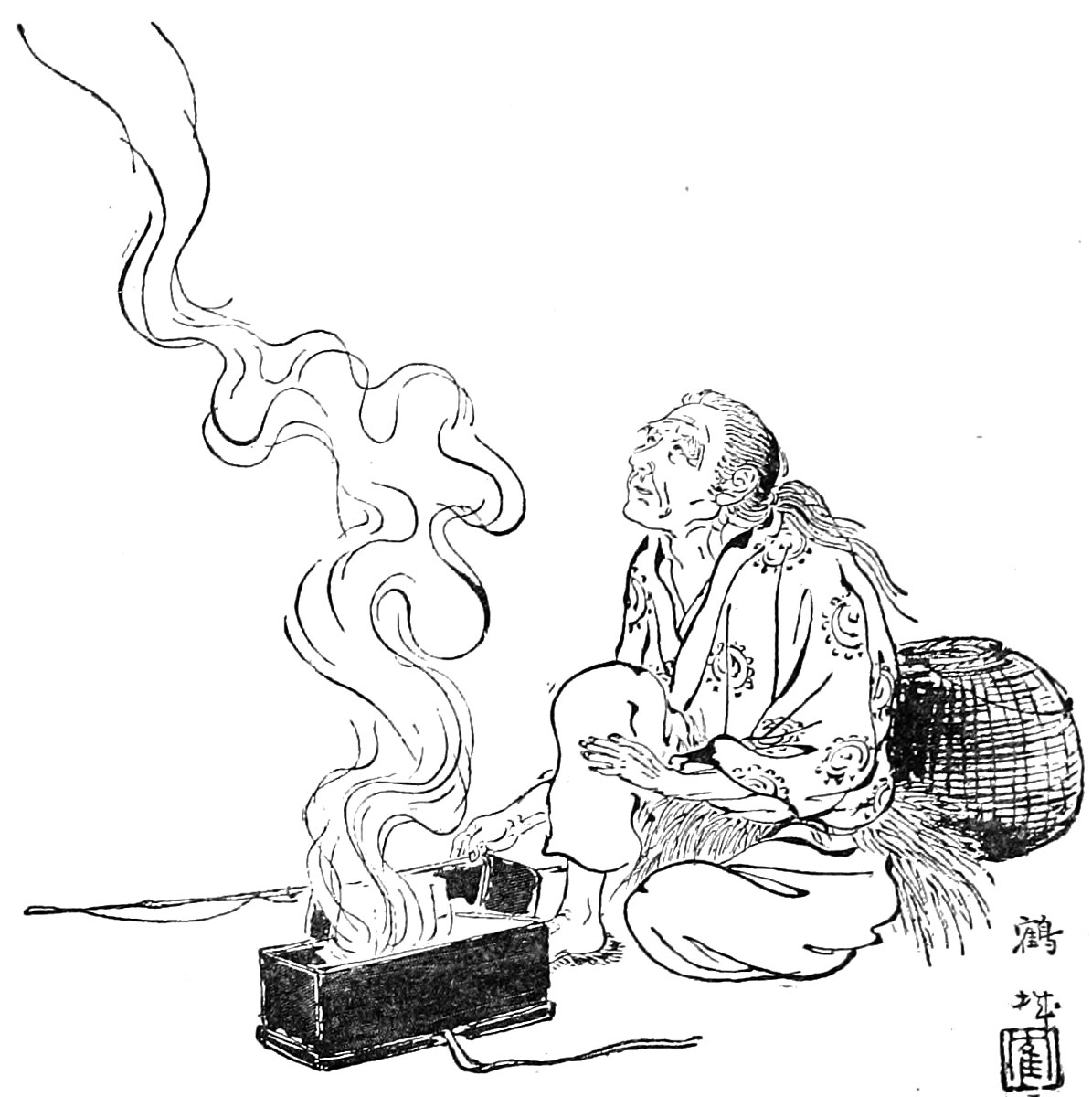 Urashima Taro apre il cofanetto ingioiellato