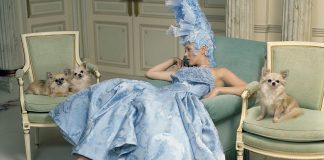 Maria Antonietta in mostra al V&A Museum di Londra: il fascino senza tempo della regina più glamour Fotografia di Kate Moss per Vogue US aprile 2012