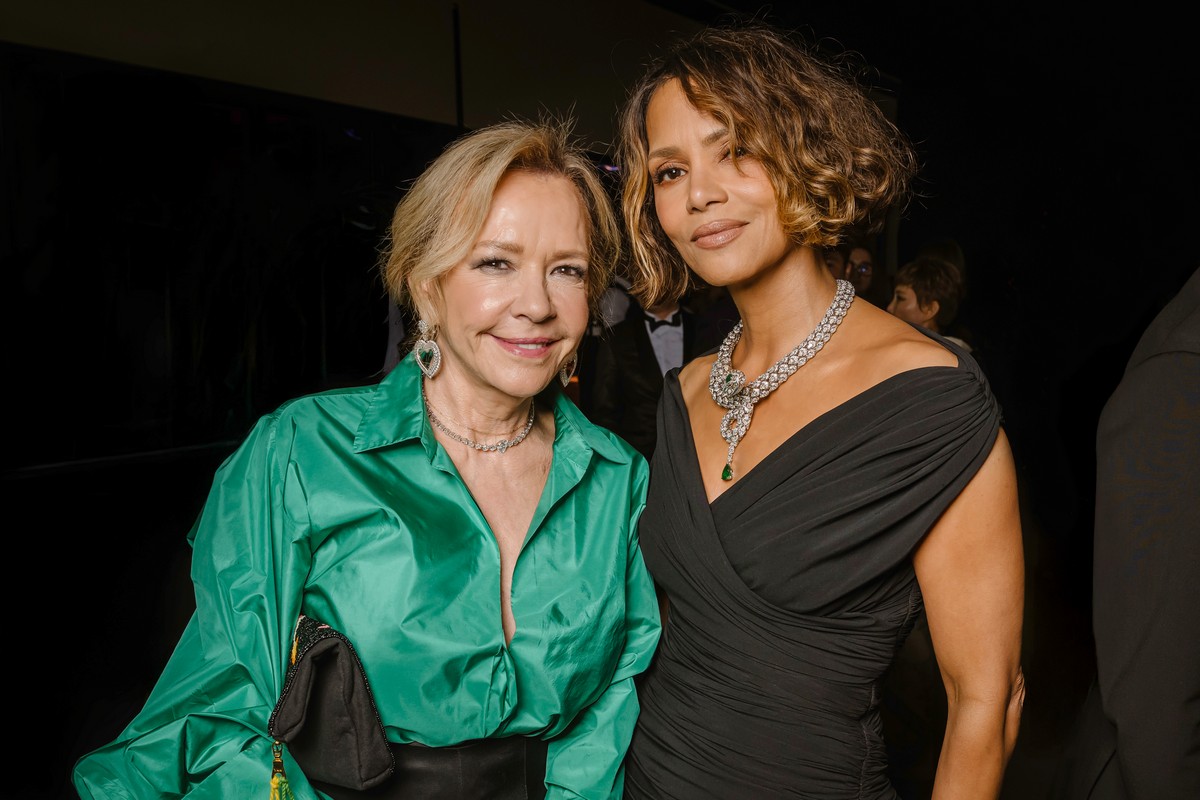 Halle Berry con Caroline Scheufele
