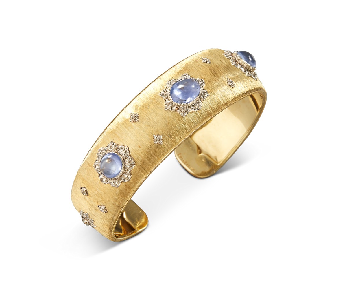 Bracciale in oro giallo con acquamarina, Mario Buccellati, 1960