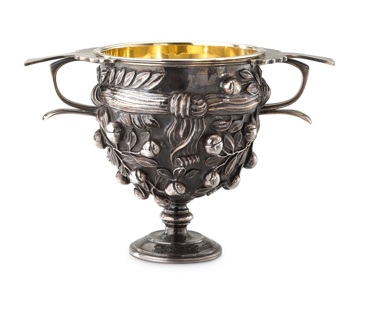 Coppa Boscoreale in argento, Mario Buccellati, 2003