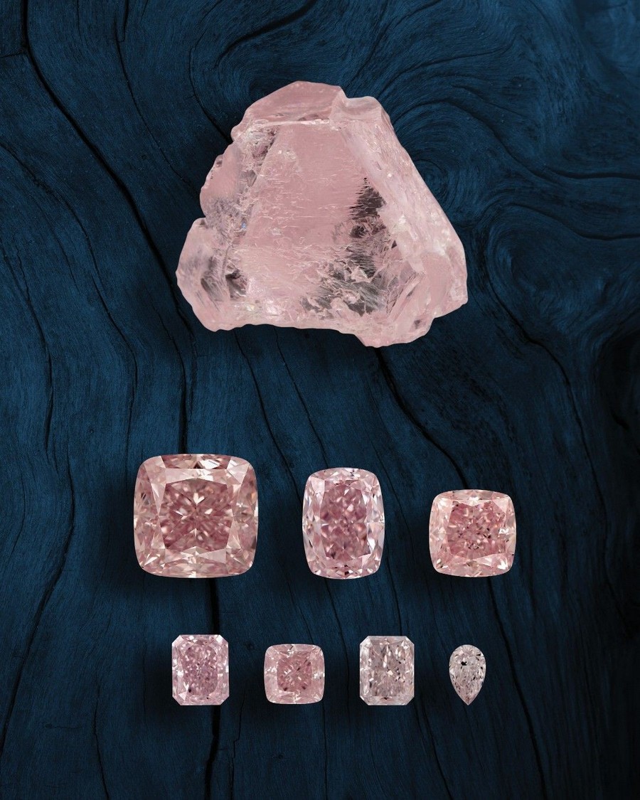 I diamanti rosa della collezione “Kao Legend” di AMC Diamonds, certificati GIA